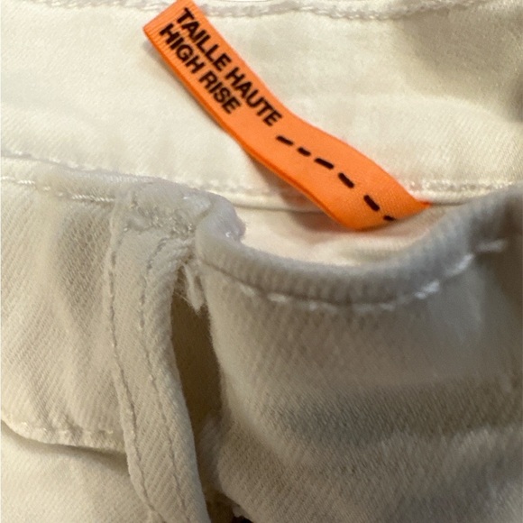 Garage Jeans Junior Sz‎ 7 White Skinny High Rise Excellent Inseam 28 - Picture 4 of 4